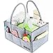 Baby Diaper Caddy Organizer By Brolex: Large Capacity Nursery Organizer For Boys Girls– Unisex Portable Travel Organizing Basket With Lightweight, Sturdy & Versatile Design,Grey