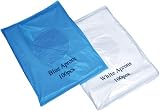 HOT BARGAINS 100x White Disposable Polythene Aprons Food Safe Adult 70x120cm view 5