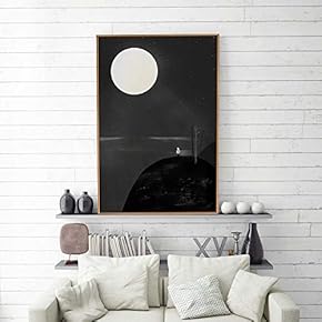 Framed Home Artwork Abstract Simple Style for Living Room Bedroom