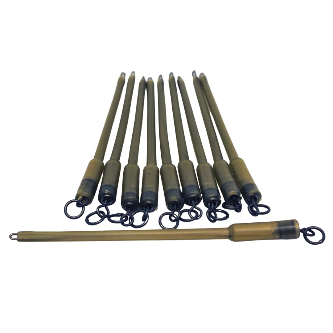 PVA Bag Stems for Carp Fishing Rigs Dissolvable PVA Sticks for Boilies & Pellets 70mm OR 85mm Pack of 10 Stems (85mm)