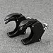 XFMT Detachable Windshield Clamps Compatible with Harley (49mm - Black)