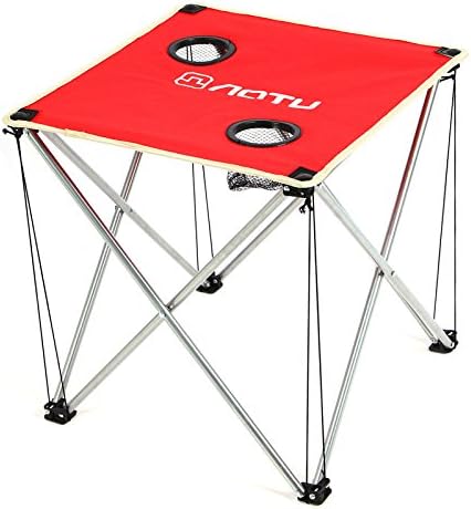 Outdoor Folding Desk Table Travel Beach Portable Foldable Desk For Camping Hikin ( Green )