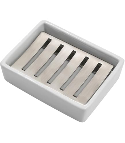 AAPIE Distributeur De Savon Avec éponge/Porte-Savon Et Pompe En Métal Doré Distributeur De Savon Liquide Pour Les Mains Distributeur De Savon Pour évier De Cuisine Lave-Vaisselle