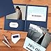 Avery Two Pocket Folders with 3 Prong Fasteners, Holds 70 Sheets, 25 Blue Folders (47975)