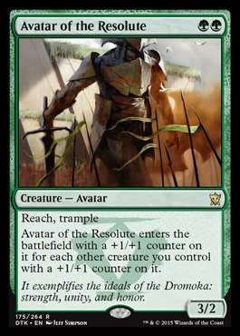 Magic: the Gathering - Avatar of the Resolute (175/264) - Dragons of Tarkir