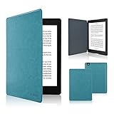 ACdream Kobo Aura One Case, The thinnest and Lightest Slim Shell Leather Smart Case for Kobo Aura One (2016 Version) with auto wake sleep feature, Sky Blue