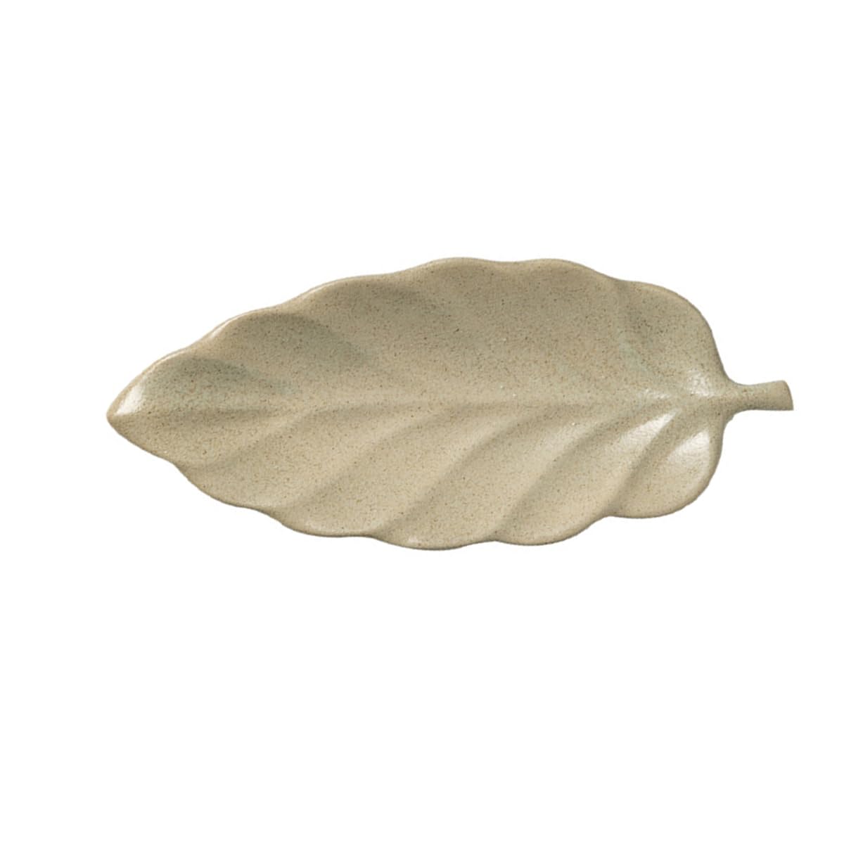 soulnioi Dipping Bowls, Ceramic Leaf Shape Sauce Dishes, Decorative Trinket Dish Jewelry Tray, Mini Dessert Snack Dish for Home Decor - Beige