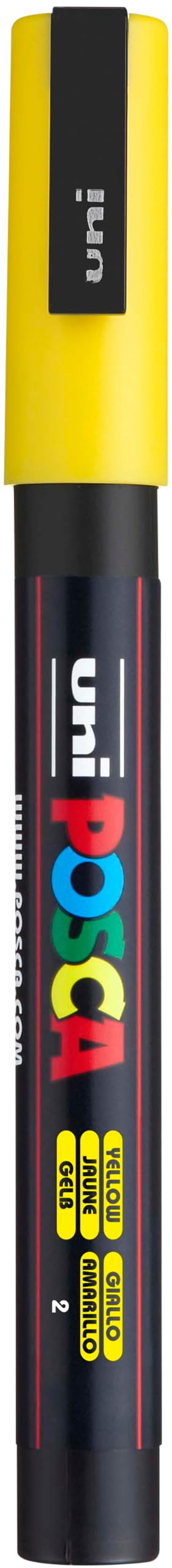 Uni-Ball 156679000 Posca Fine Bullet Tip Marker - Yellow