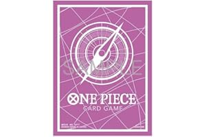 One Piece Card Game Official Sleeves: Assortment 13 - Standard Card Game Back Purple (70-Pack)
