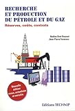 Image de Recherche et protection du pÃ©trole et du gaz (French Edition)