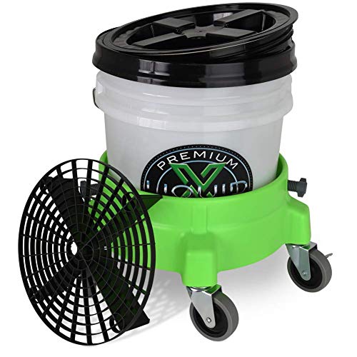 Liquid X Complete Bucket Kit with Dolly Bucket, Gamma Seal Lid, Grit