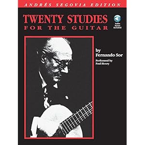 Andres Segovia – 20 Studies for the Guitar: Book/CD Pack