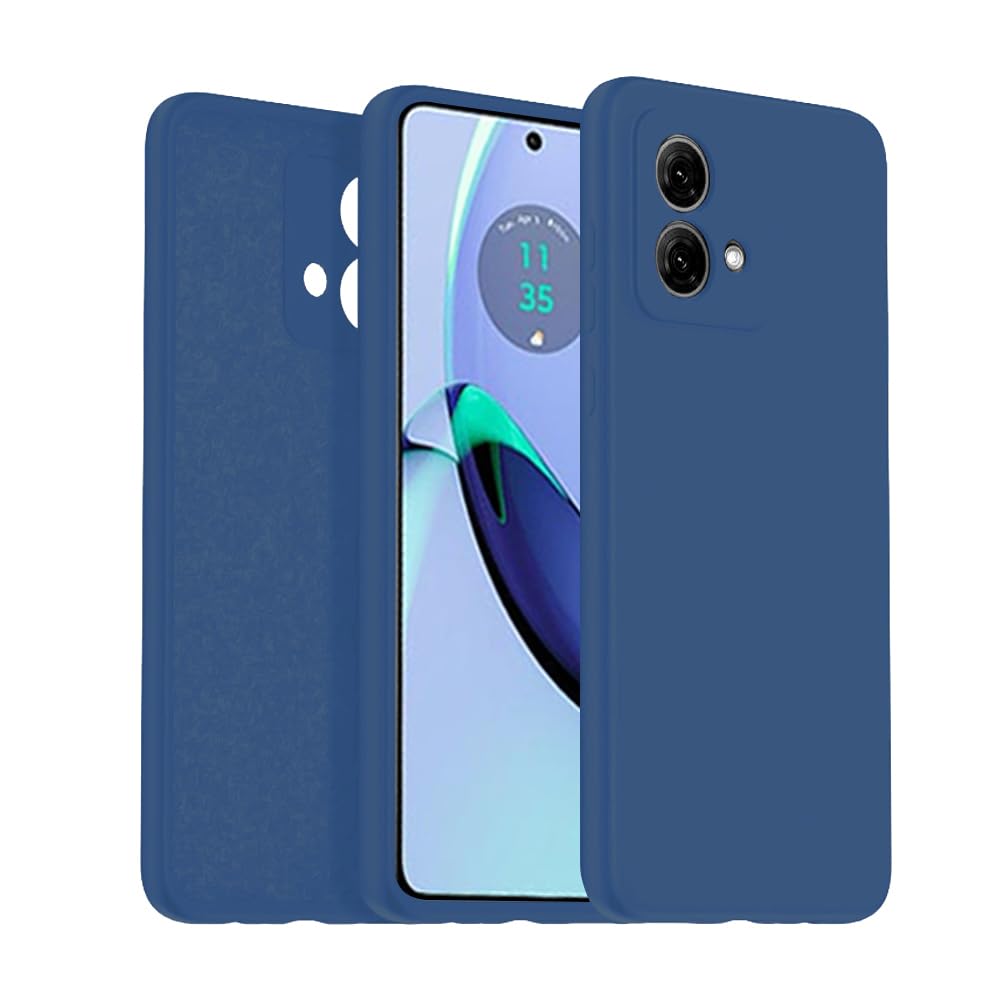 SDTEK for Motorola Moto G84 Case Premium Matte (Blue) Shockproof Cover - Slim Fit Protection