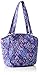 Vera Bradley Women's Cotton Glenna Satchel Purse, Lilac Tapestry, One Size