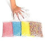 Foam Beads for Slime | Styrofoam Balls Perfect for Art Supplies and Craft Kits | The Best Decorative Rainbow Fishbowl Micro Beads for Kids and Adults