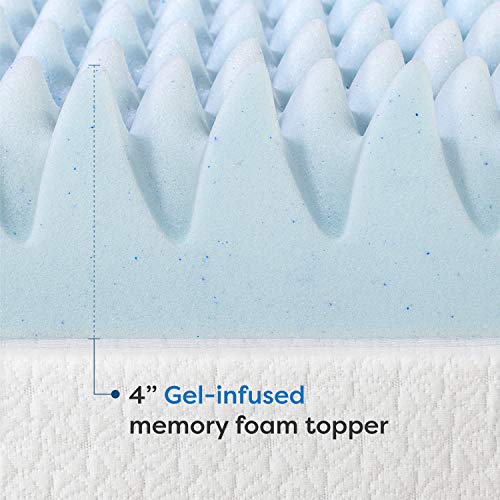 Best Price Mattress 4 Inch Egg Crate Memory Foam Mattress Topper with