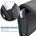 for iPhone 8 7 Belt Holster Case, miadore Premium Nylon Horizontal Belt Clip Pouch Magnetic Flap Phone Holder Elastic Side with Safety Loops for iPhone 6 6S (Only with Naked Phone or Ultra-Slim Case)