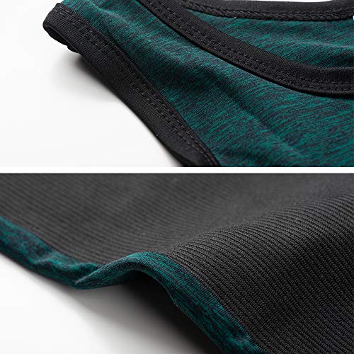 XUJI Plus Size Cotton Chest Binder Short Corset Sport Bra for Tomboy