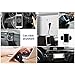 PartLove LCL18070301 6 Pack Reusable and Washable Phone Holder, Nano Rubber Pads, Fixate Pad Sticky to Toilet Wall Glass Mirrors, Dashboard, Kitchen, Cabinet Office, Black