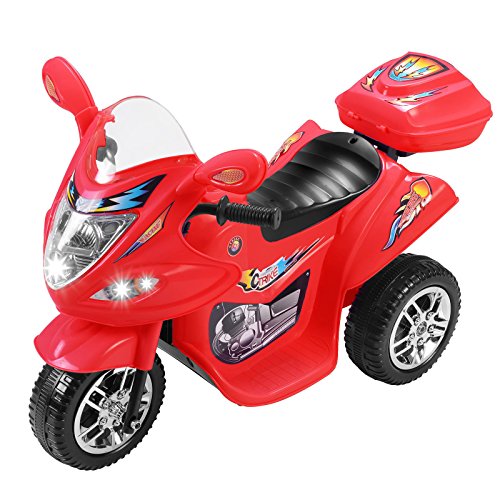 Kids Ride On Motorcycle 6V Toy Battery Powered Electric 3 wheel w/Remote Control