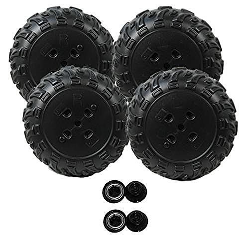 Power Wheels L2170 Arctic Cat 2 Right Wheels and 2 Left Wheels Kit