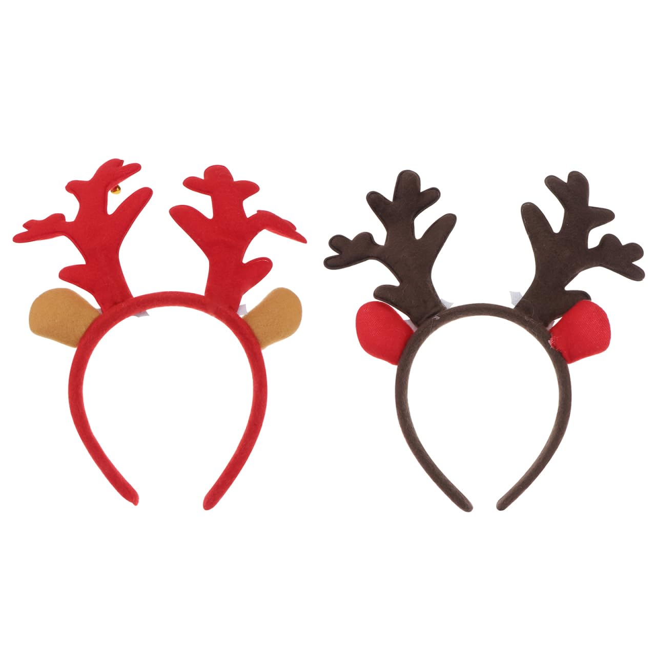 FOMIYES Christmas Reindeer Headband Christmas Party Headdress Lovely Reindeer Headbands Accessories for Christmas Party 2pcs