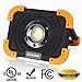 BONASHI 15W Portable LED Work Light Aluminum Body, Cordless Rechargeable Floodlight, 1500Lumens 6000K, Emergency Security Lights with USB Port, Indoor &Outdoor Use for Garage, Camping, Fishing