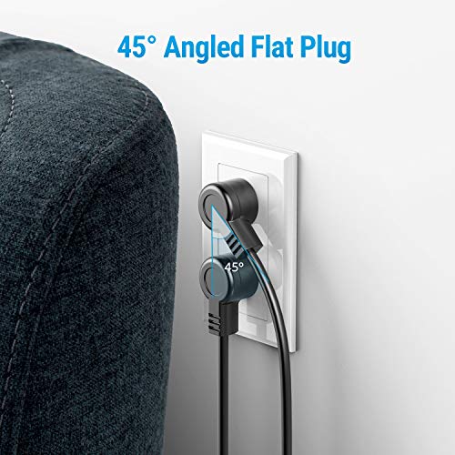 USB C Power Strip with Power Delivery, Aicliv 3 Outlets and 45W 3 USB