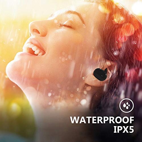 Ztot0p Waterproof Bluetooth 5.3 True Wireless Earbuds, Touch Control,30H Cyclic Playtime TWS Headphones with Charging Case and mic, in-Ear Stereo Earphones Headset A