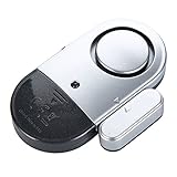 Window Alarm 2 Pack Noopel Personal Security Door and Window Alarms Home Security Door Window Burglar Alarm with LOUD 130 DB Siren - DIY EASY to Install