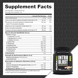 NutraBio Intra Blast and Pre-Workout Powder
