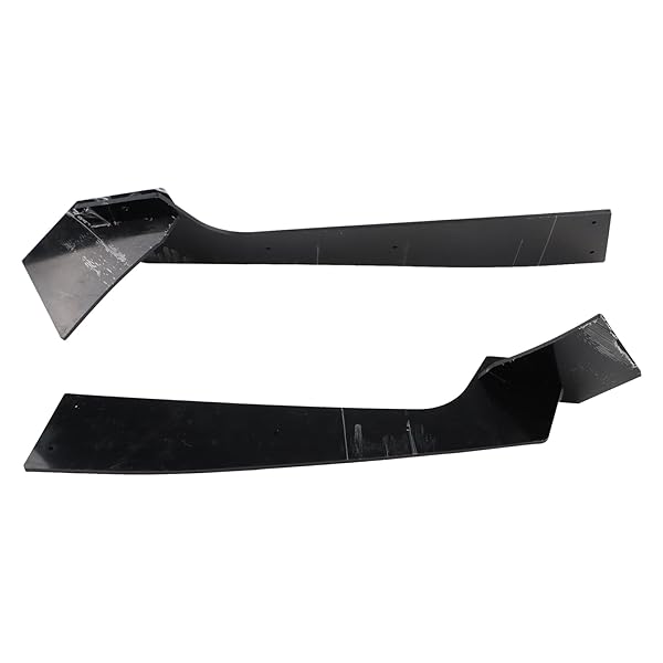 MUCO BUMPER DIFFUSER LIP FOR FORD MUSTANG 2015 2016 2017 2018 2019 2020 2021 2022 2023 V2 STYLE GLOSSY BLACK REAR DIFFUSER ABS REAR SPOILER LIP ONLY FIT WITH DUAL EXHAUST VERSION