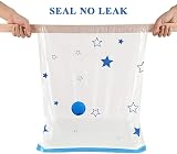 UOUNE Vacuum Storage Bags 4 Jumbo 110x80 cm, Reusable Space Saver view 4