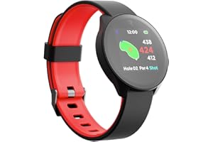 RAD GOLF Watch2 Golf GPS Watch Touchscreen, 42,000+ Courses, Pin Positioning, FCB Hazard Distances, Shot Tracker, Score Tracker, Green View, IPX7 Waterproof, Long Battery, Enhanced Charging & UI