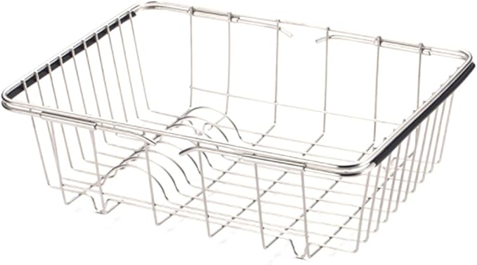 Geschirrkorb Edelstahl, Spültisch Abtropfgestell Abtropffläche