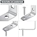 L Bracket 20 Packs, Stainless Steel Right Angle Corner Brackets/Brace with Screws-40 X 40 mm