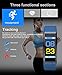 CNPGD Smartwatch Bracelet Fitness Tracker Sports Color Touchscreen Heart Rate & Blood Pressure Monitor Pedometer Compatible for iOS iPhone Android (Samsung LG) for Kids, Men and Women Black