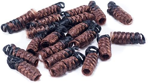 XFX Hair 5 Packs Synthetic Saniya Curl Crochet Hair 10 inch Small Bouncy Curly 20roots/pack Spiral Crochet Braids Hair (#T1B/30)