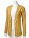 FLORIA Womens Cable Knit Long Sleeve Button Sweater Cardigan w/ Pockets (S-3XL)