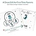 Baby Monthly Milestone Onesie Stickers by Harperlynn (16 Stickers - Dinosaur) - Newborn Photo Prop for Pictures - Great Gift for Parents of Happy Infant Boy or Girl - 4