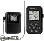 Accuon Wireless Digital Thermometer Set - Remote BBQ / Smoker / Grill / Oven / Meat / Thermometer - Monitor Your Food From up to 300 Feet Away
