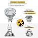 Lightone GU10 LED Bulbs, 800LM 100W Halogen Bulbs Equivalent, Daylight White 6000K, 10W, MR16, 6-Pack