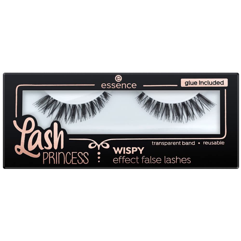 essence cosmetics Lash Princess WISPY effect false lashes + glue