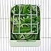 RUBYHOME Hay Feeder/Rack Less Wasted Hay - Ideal for Rabbits/Guinea Pigs/Chinchillas/Hamsters - Keeps Grasses Clean and Fresh (White)