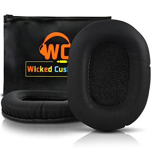 Upgraded Replacement Ear Pads for Sony MDR 7506 – Also Compatible with MDR – V6 & CD900ST by Wicked Cushions (Black)