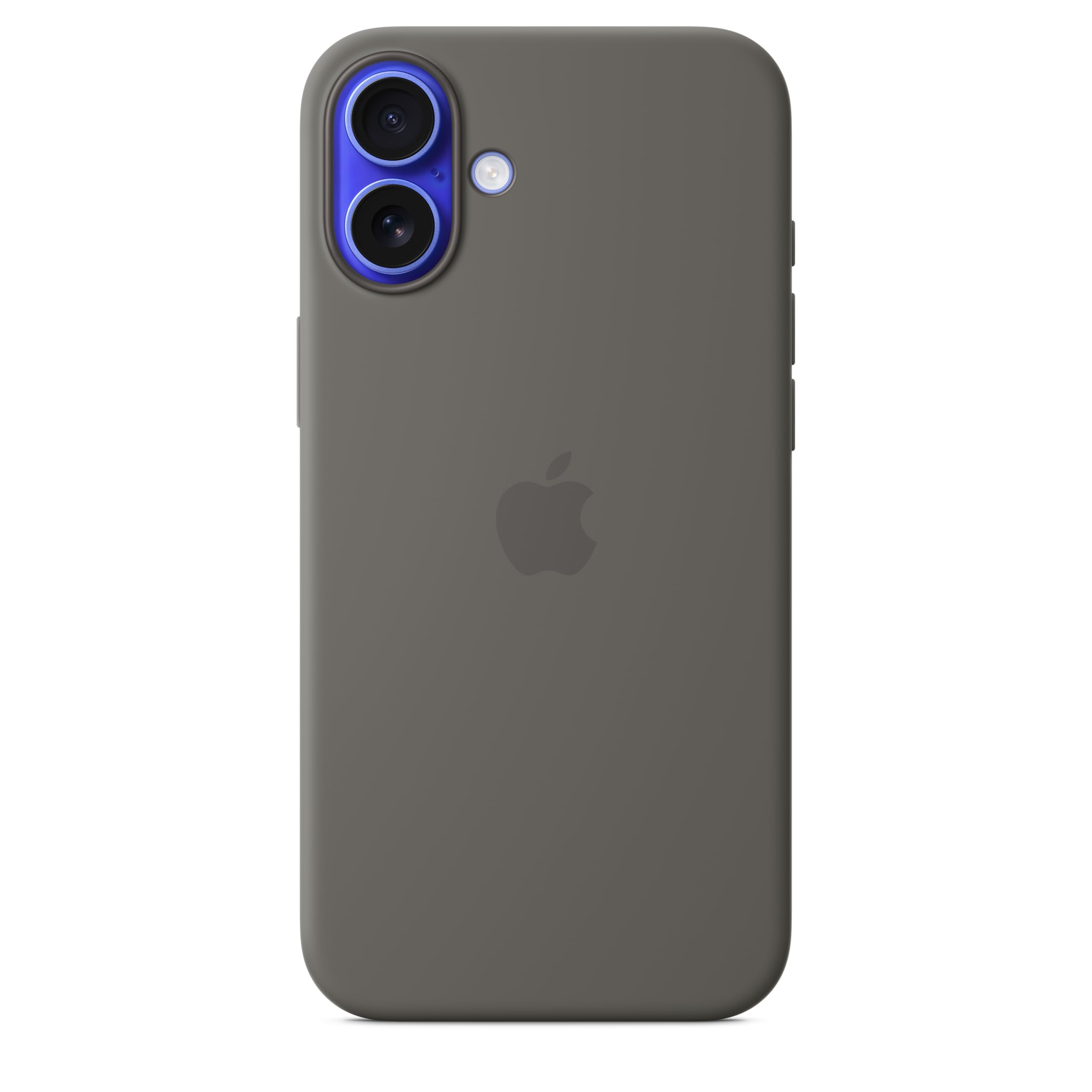 Apple iPhone 16 Plus Silicone Case with MagSafe and Camera Control: Lightweight Phone Case, Wireless Charging Compatible, Smooth Matte Finish; Stone Gray
