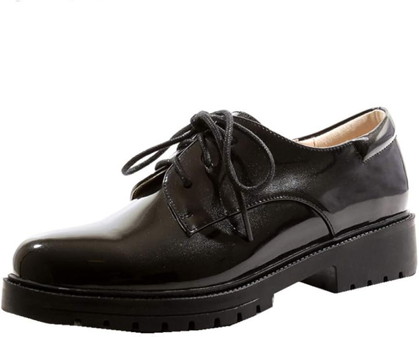 platform heeled oxfords