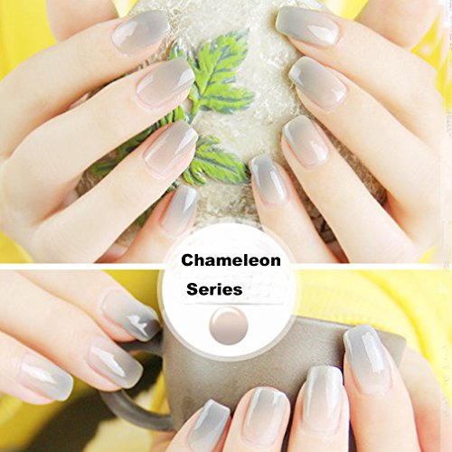 CLAVUZ Nail Gel Polish Temperature Color Changing Soak Off UV LED Nail Lacquers Salon Beauty Nail Art Manicure