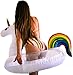 Unicorn Pool Floats for Kids - Glitter Filled - Ride ON Inflatable Unicorn Float for Pool Lake River RAFT - Giant Unicorn Gift for Summertime Pool Party - Inner Tube Float