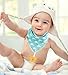 Baby Bandana with Bibs Teether Toys - 3-pack ,Made with 100% Organic Cotton, Super Absorbent and Soft (Unisex)